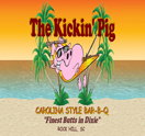 The Kickin' Pig Bar-B-Q logo
